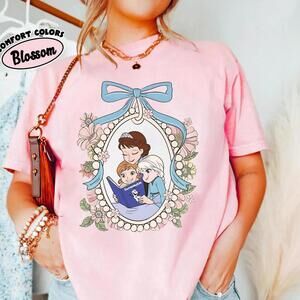 Frozen Mom Shirt Elsa Anna Best Mom Ever Tee